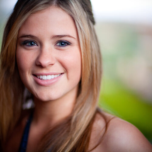 Blond girls smiling created with Canon 85mm f/1.2 lens teenager photography