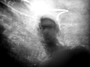 infrared self portrait of San Diego photographer Chris Keeney in the state of Florida on vacation