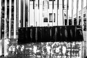 Black and white abstract street photography created in Setodacho Setoda Onomichi Hiroshima